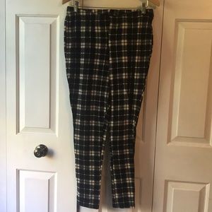 Plaid leggings